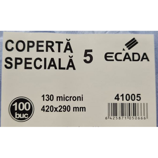 Coperta carte speciala 5