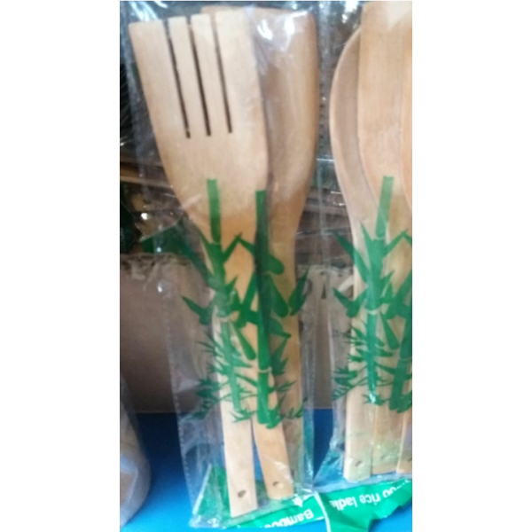 Set lingura bambus 3/set